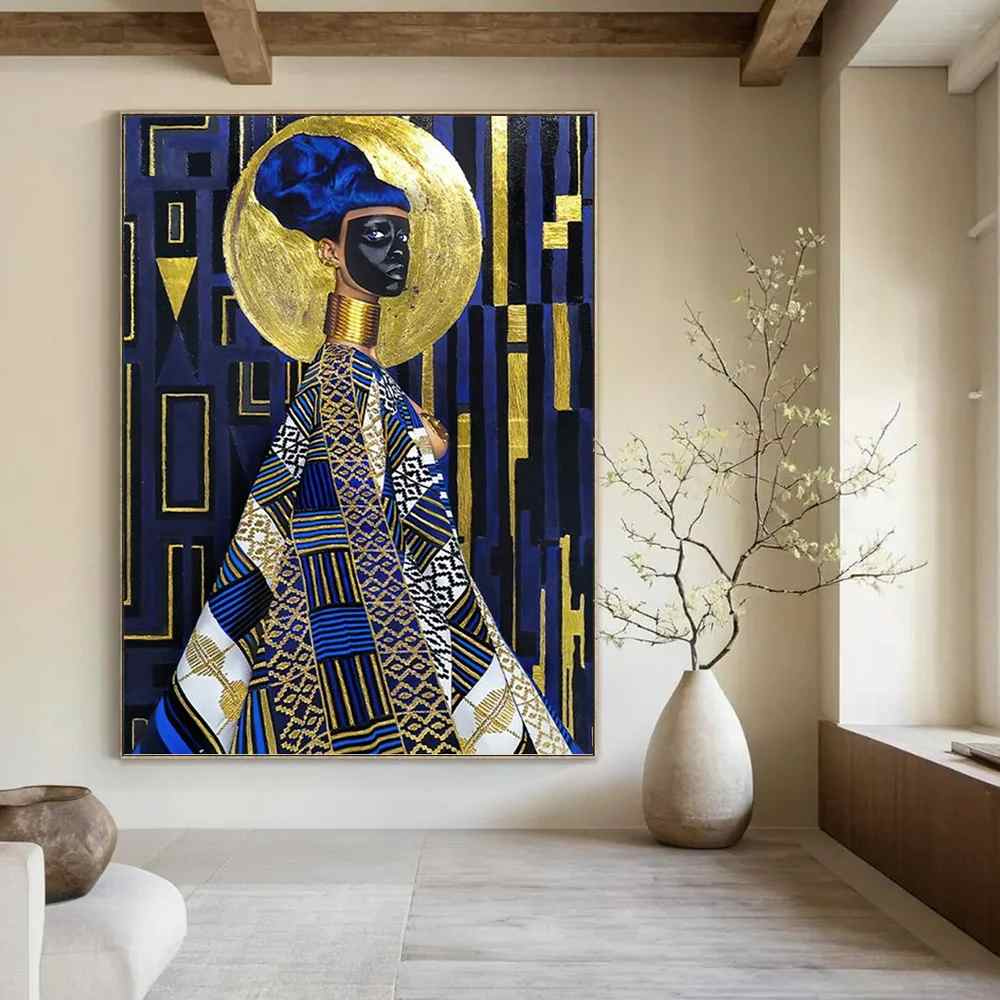 Figure Original Handmade Abstract Canvas Wall Art for Office 13HAV